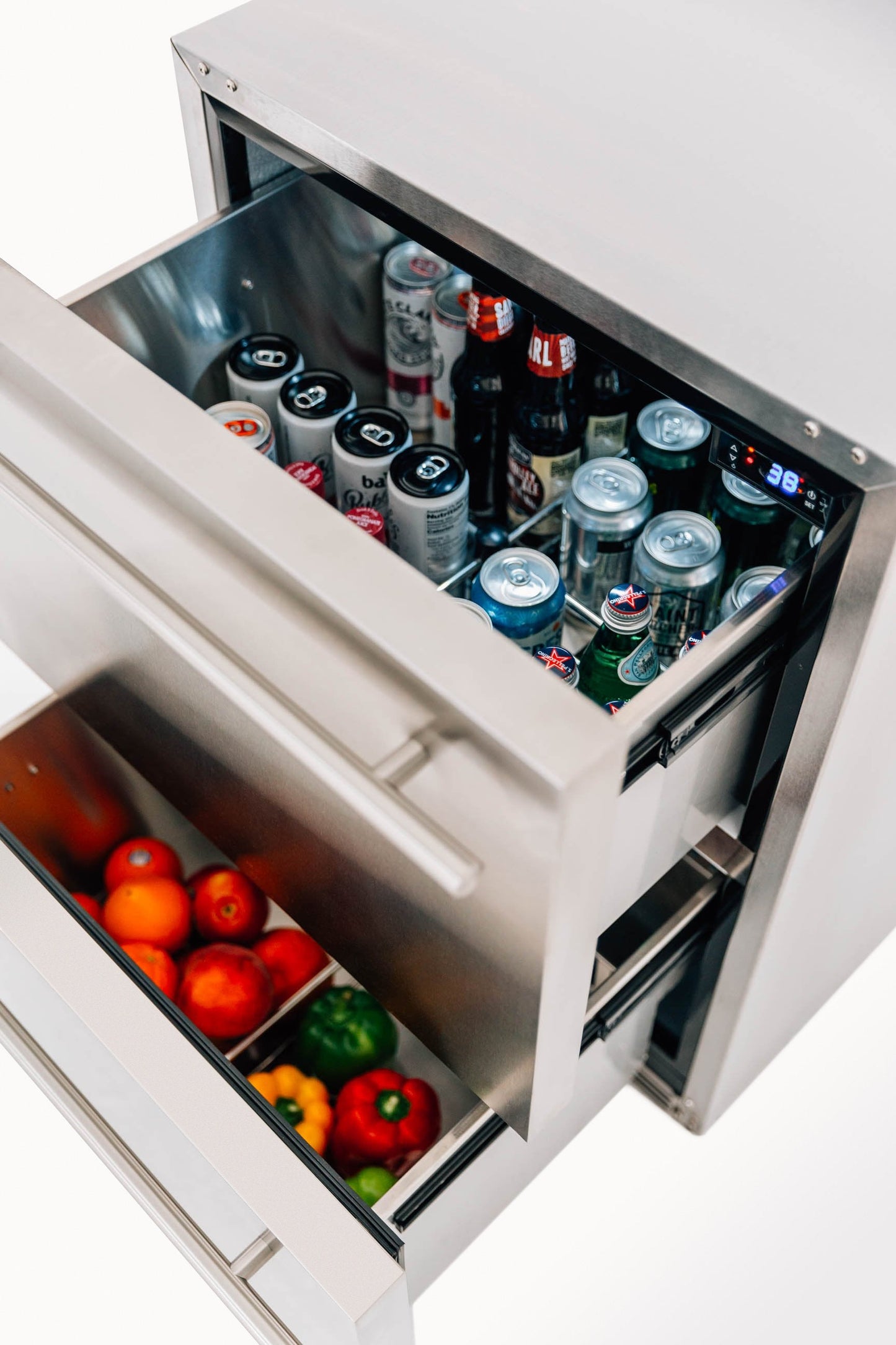 24" 5.3c Deluxe Outdoor Rated 2-Drawer Refrigerator