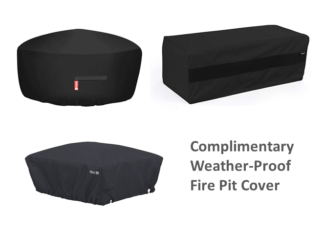 Round Gas Fire Pit Kit - Ready-to-Finish - 60" x 16" by The Outdoor Plus