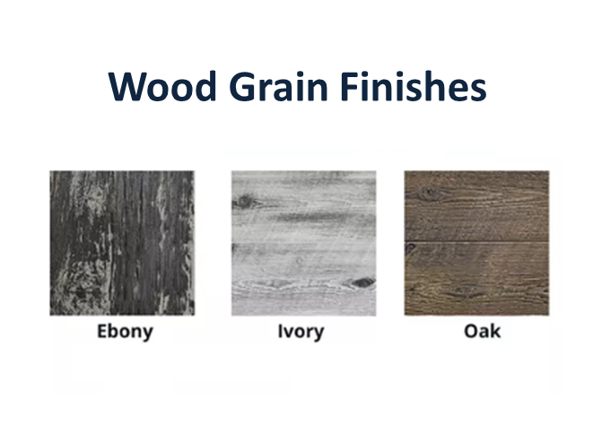 Sedona Wood Grain Concrete Water Bowl by The Outdoor Plus - Free Cover Included
