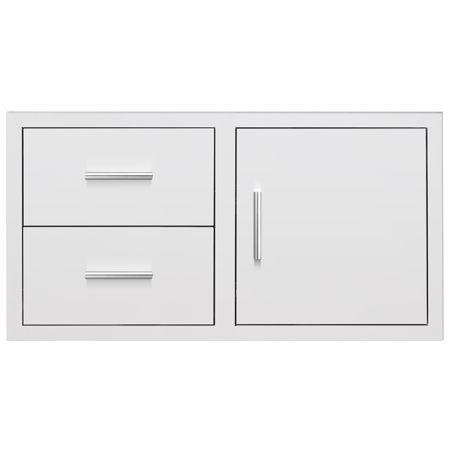 42" 2-Drawer & Access Door Combo