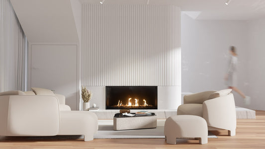 Escea KS55 Glass Barrier Single-Sided Gas Fireplace