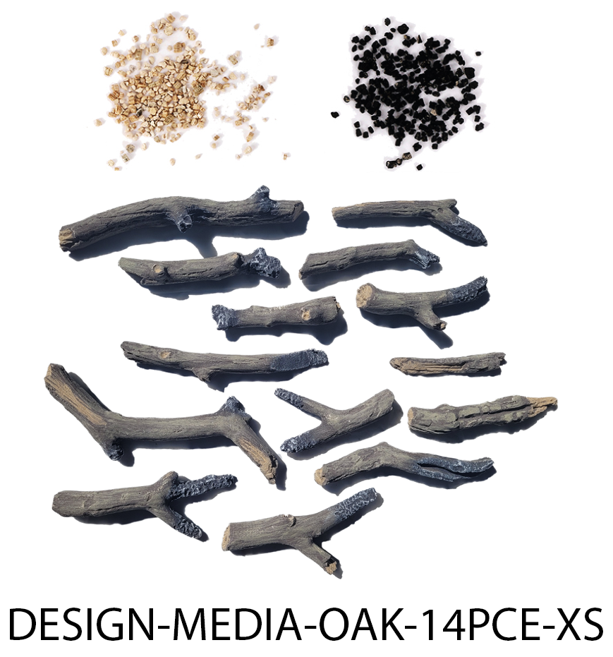 Amantii 14 Piece Small Oak Media Kit