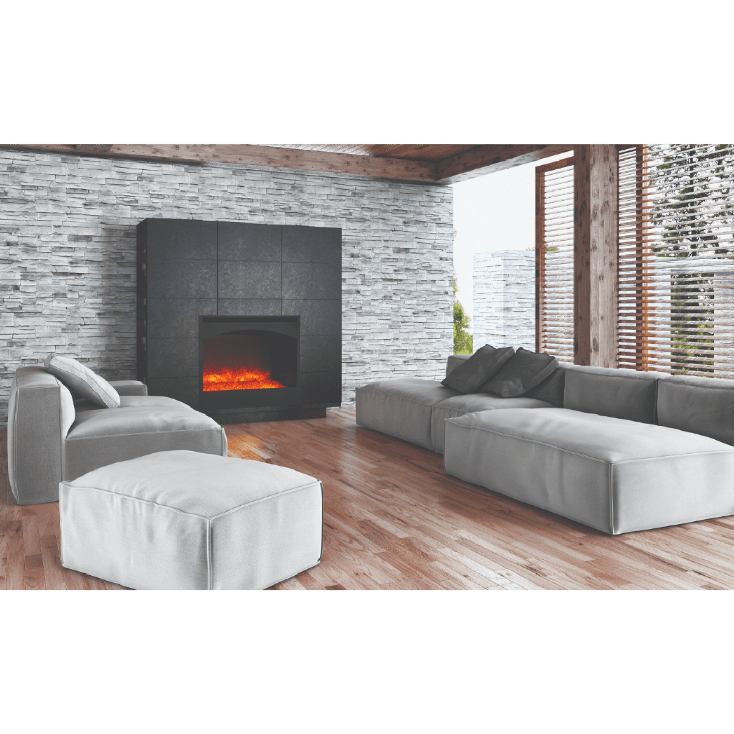Amantii 31" Zero Clearance Electric Fireplace