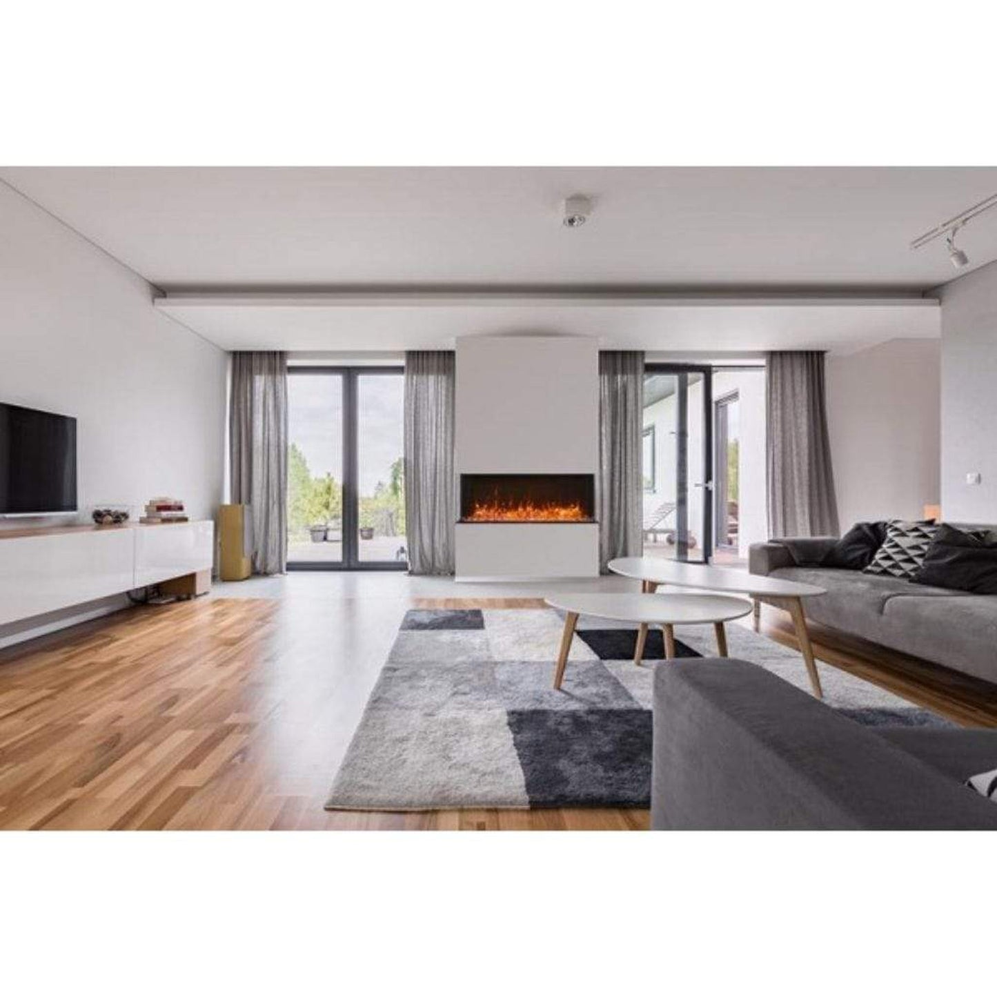 Amantii 40" Tru-View XL XT Three Sided Electric Fireplace
