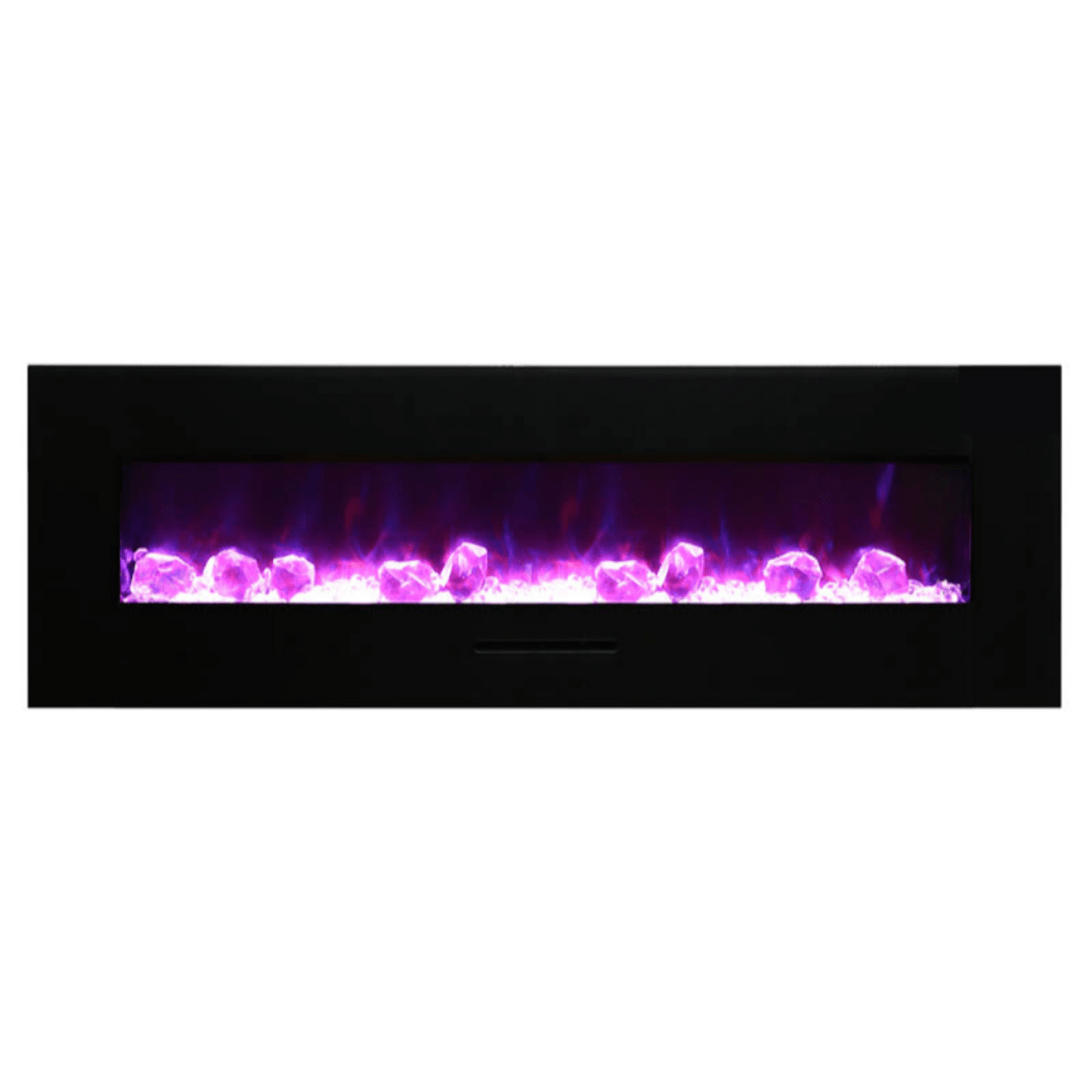 Amantii 50" Wall Mount/Flush Mount Electric Fireplace with Glass Surround