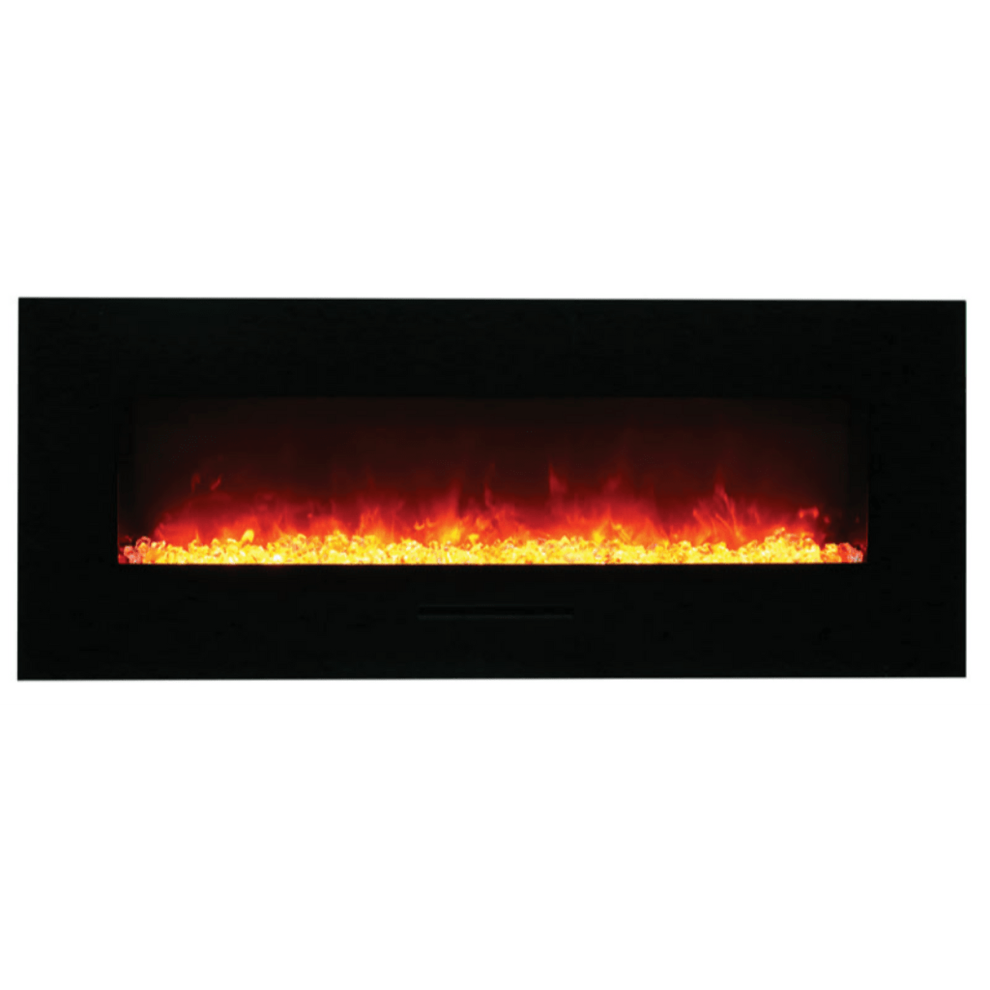 Amantii 88" Wall Mount/Flush Mount Electric Fireplace with Glass Surround