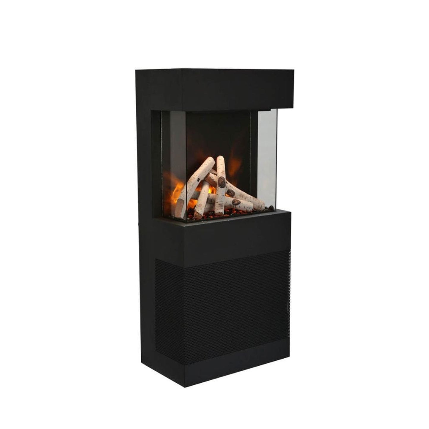 Amantii Cube 20" Three Sided Wall Mount Electric Fireplace