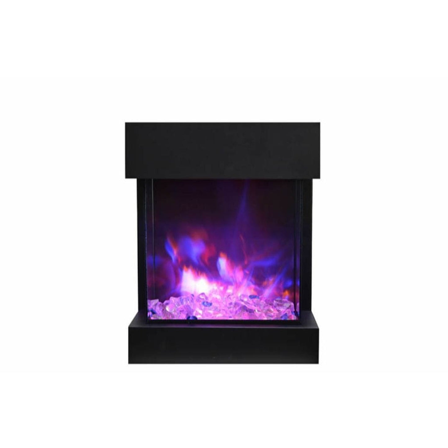 Amantii Cube 20" Three Sided Wall Mount Electric Fireplace