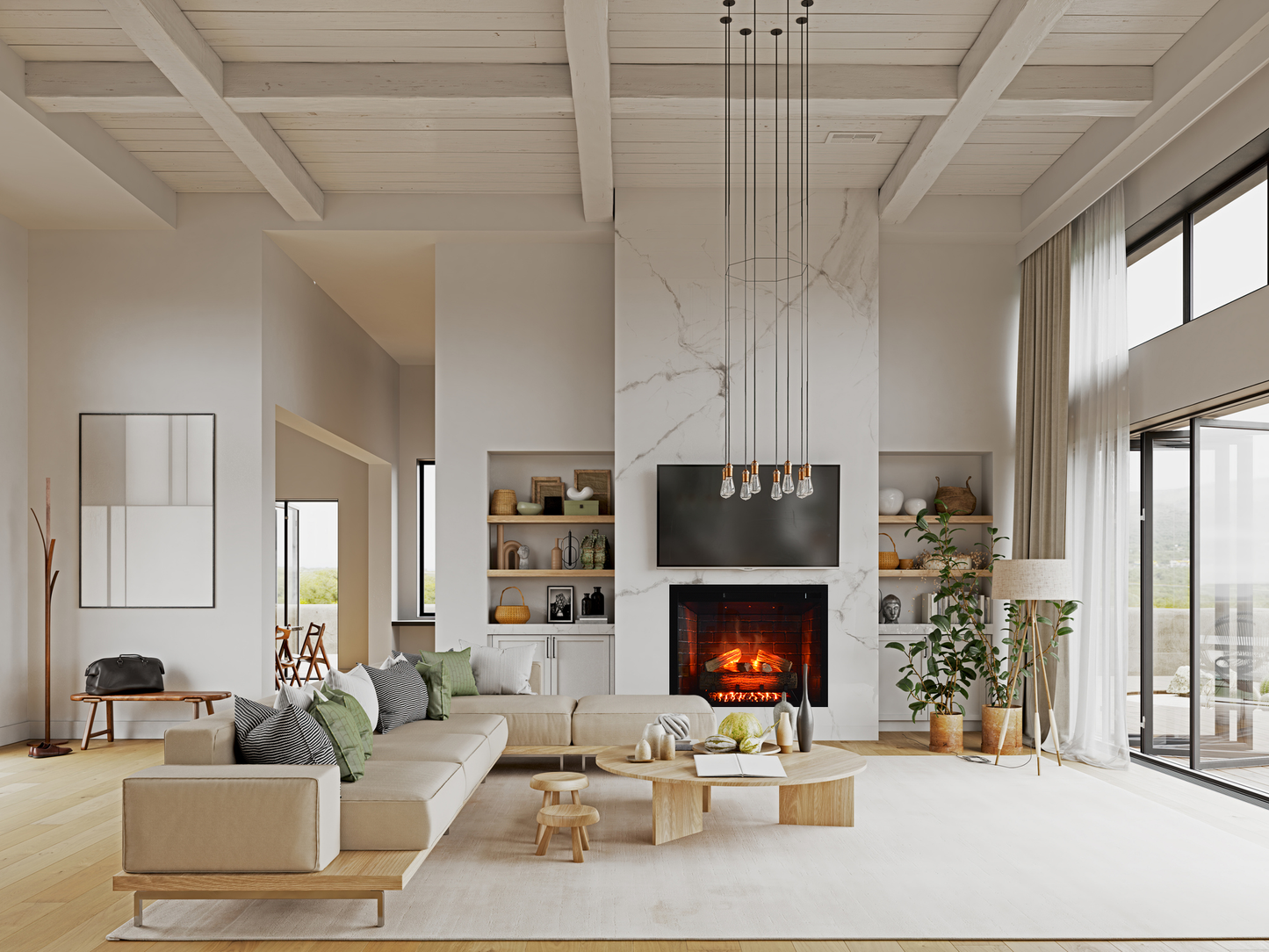 Amantii Fire & Ice Classic Edition 33" WiFi Enabled Built-in Electric Fireplace Insert