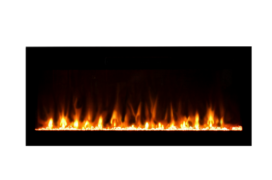 Amantii Fire & Ice Evolution Linear 42" WiFi Enabled Wall-Mounted Electric Fireplace