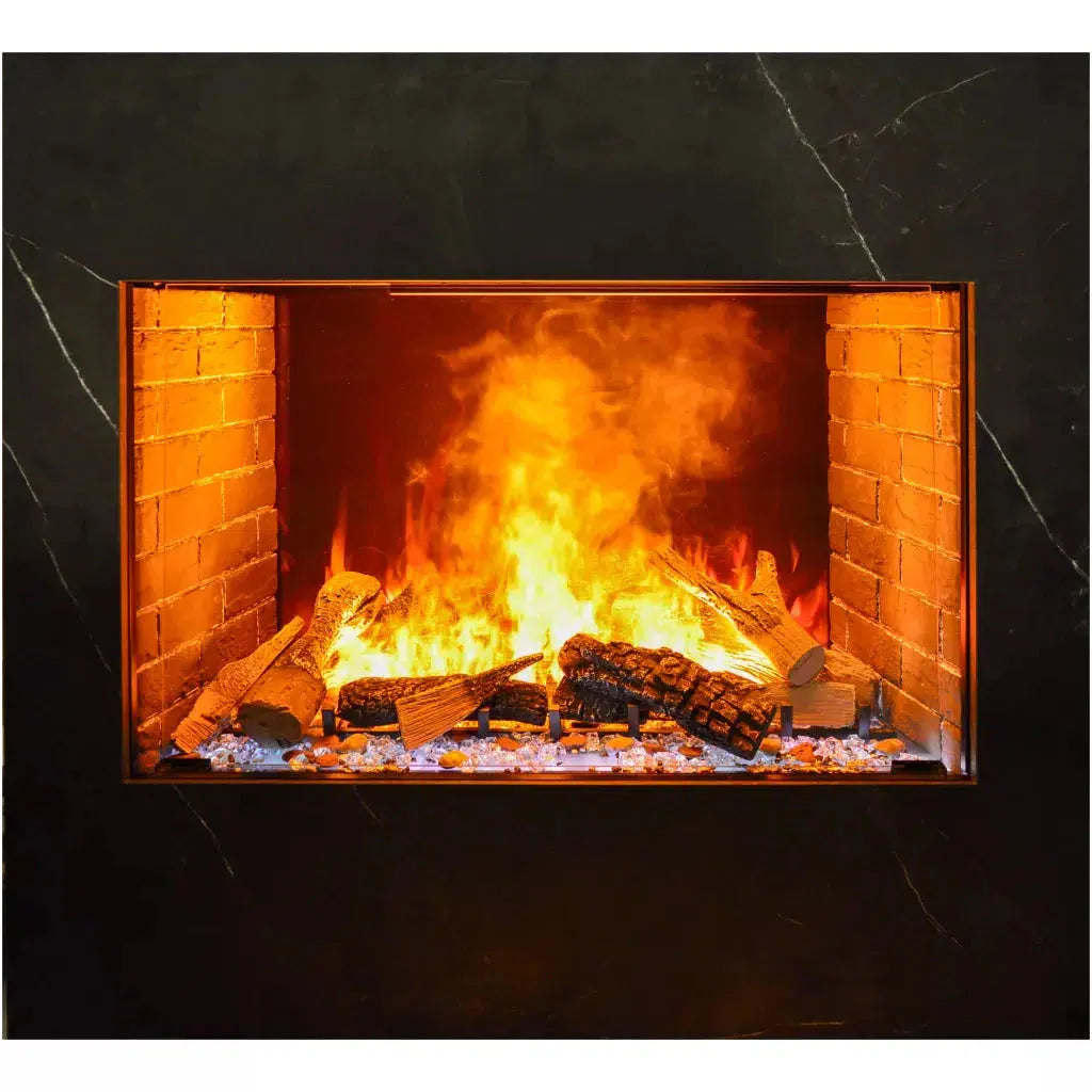 Amantii Signature Series Traditional 38" Built-in Electric Fireplace Featuring Optimyst Technology Patented by Dimplex
