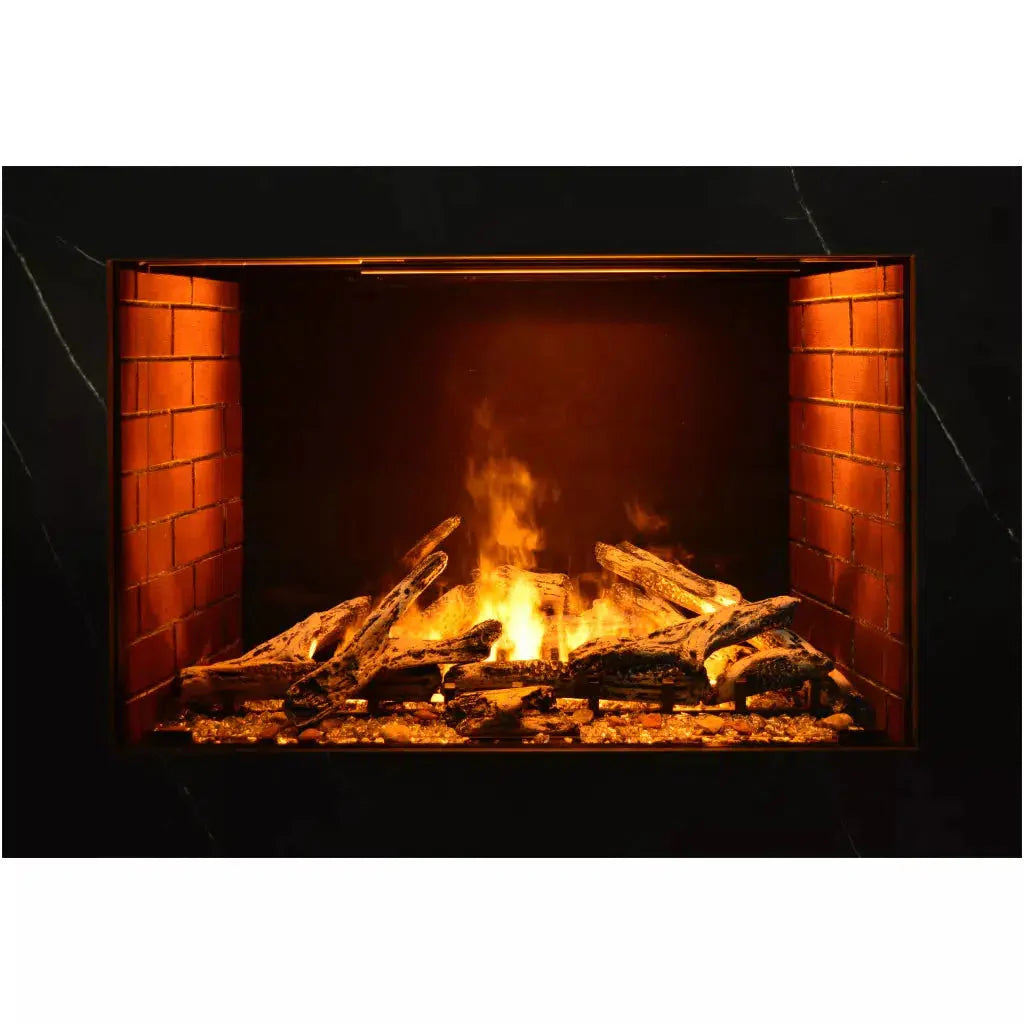 Amantii Signature Series Traditional 38" Built-in Electric Fireplace Featuring Optimyst Technology Patented by Dimplex