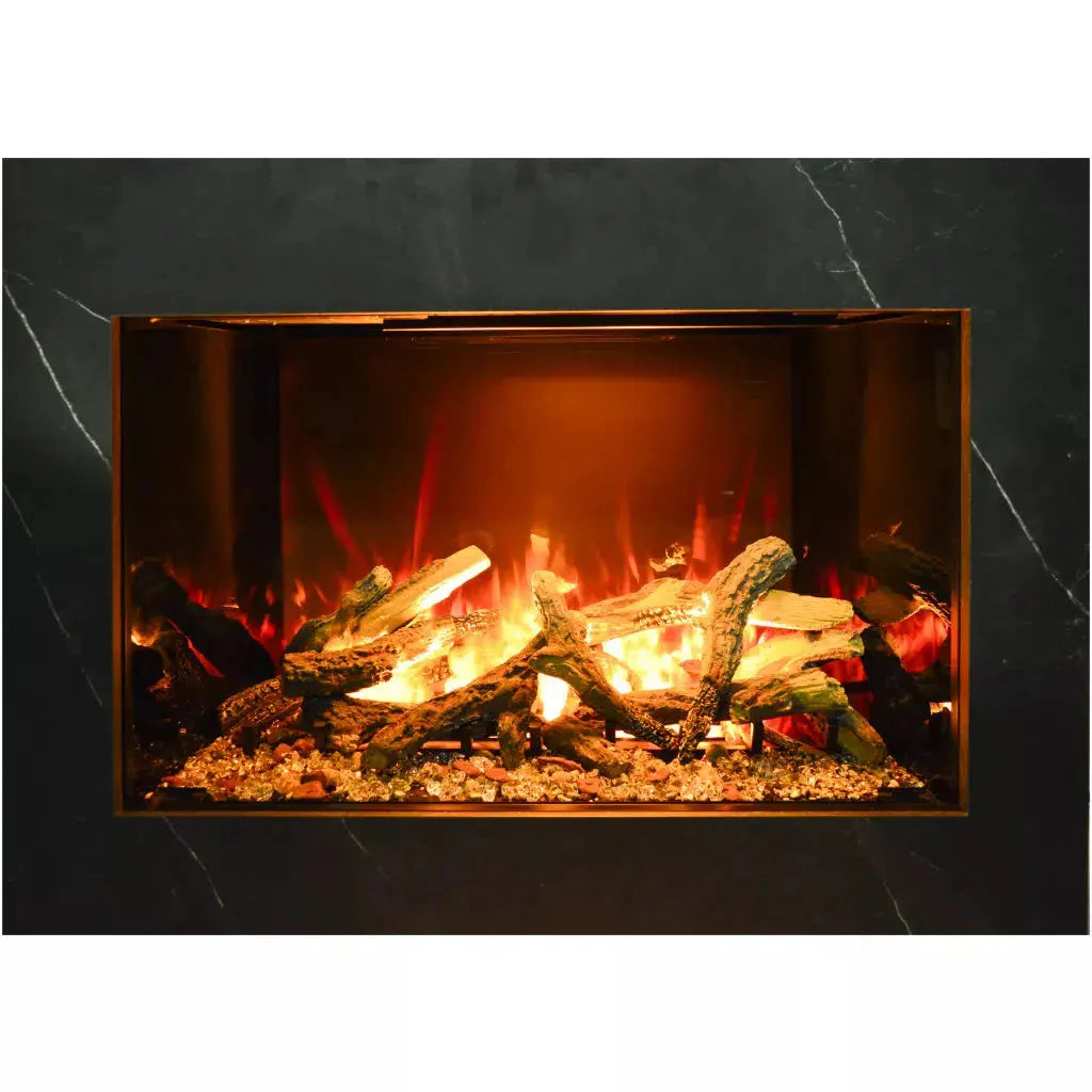 Amantii Signature Series Traditional 38" Built-in Electric Fireplace Featuring Optimyst Technology Patented by Dimplex