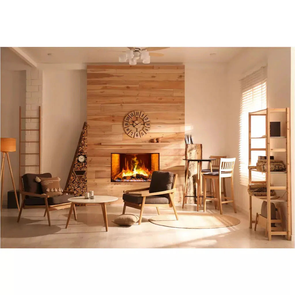 Amantii Signature Series Traditional 38" Built-in Electric Fireplace Featuring Optimyst Technology Patented by Dimplex