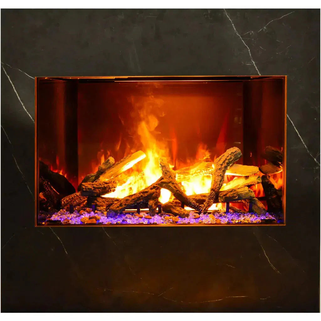 Amantii Signature Series Traditional 38" Built-in Electric Fireplace Featuring Optimyst Technology Patented by Dimplex