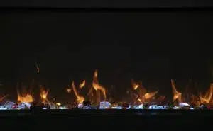 Amantii Symmetry Lumina 34" Indoor Outdoor Built-in Smart Electric Fireplace