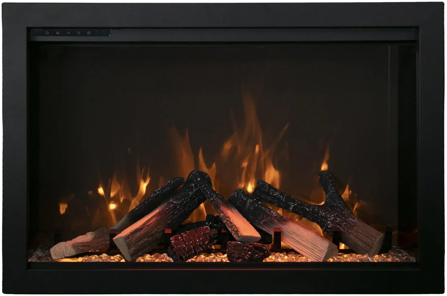 Amantii Traditional Bespoke 30" Indoor/Outdoor Smart Electric Insert Fireplace