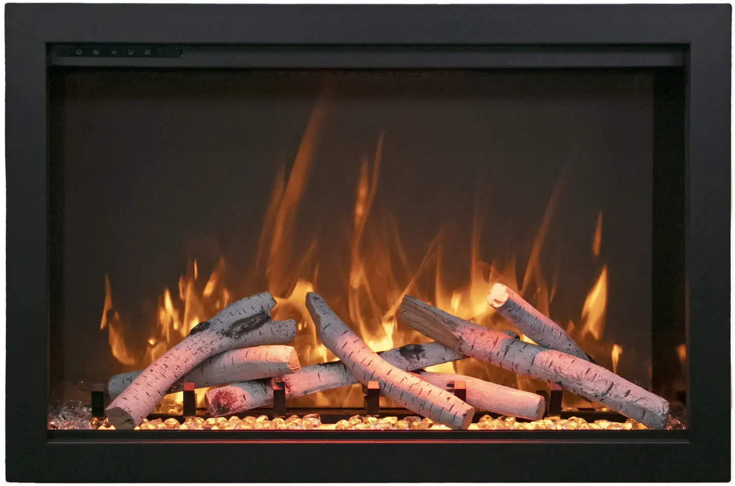 Amantii Traditional Bespoke 30" Indoor/Outdoor Smart Electric Insert Fireplace