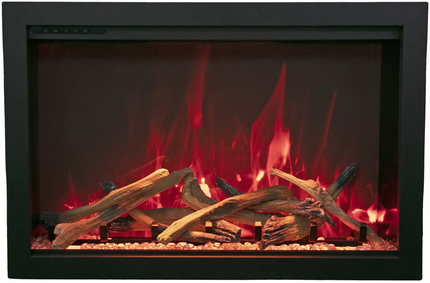 Amantii Traditional Bespoke 30" Indoor/Outdoor Smart Electric Insert Fireplace