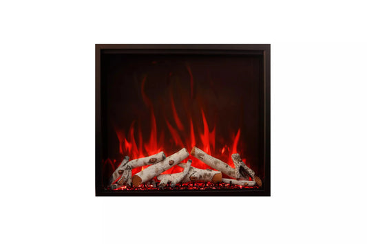 Amantii Traditional Bespoke 30" Indoor/Outdoor Smart Electric Insert Fireplace