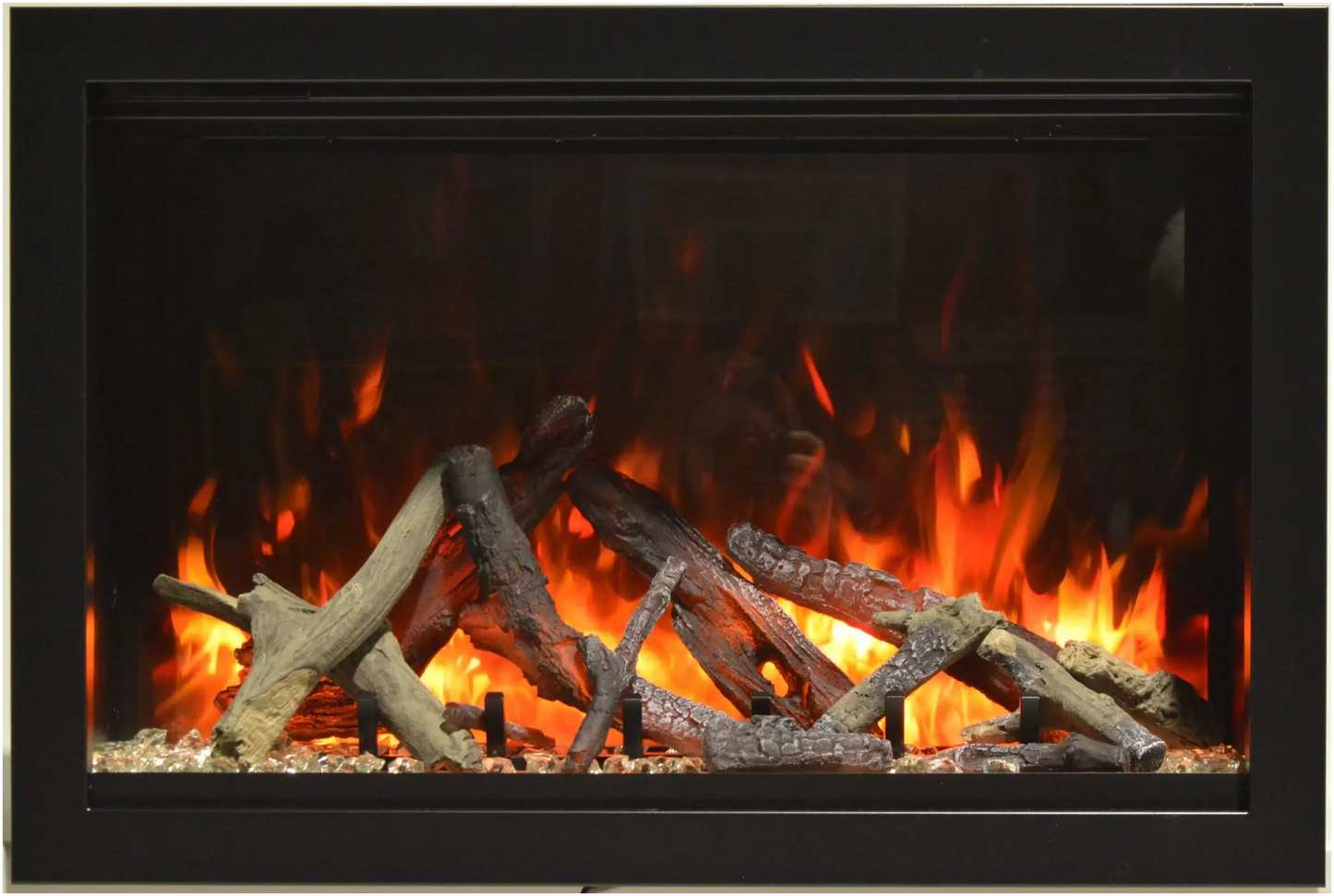 Amantii Traditional Lumina 30" Indoor/Outdoor Smart Electric Fireplace