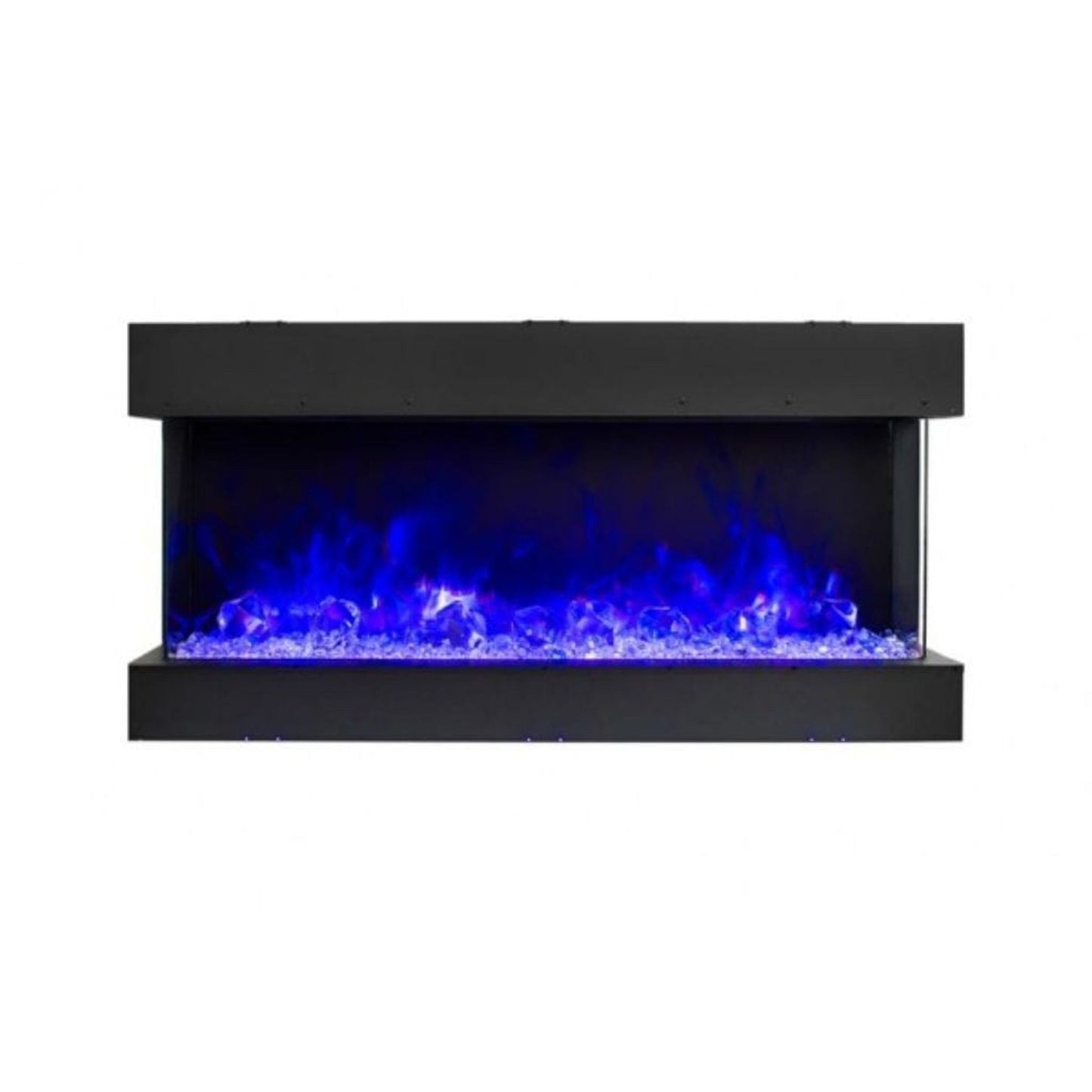 Amantii Tru-View 72" Three Sided Slim Glass Electric Fireplace