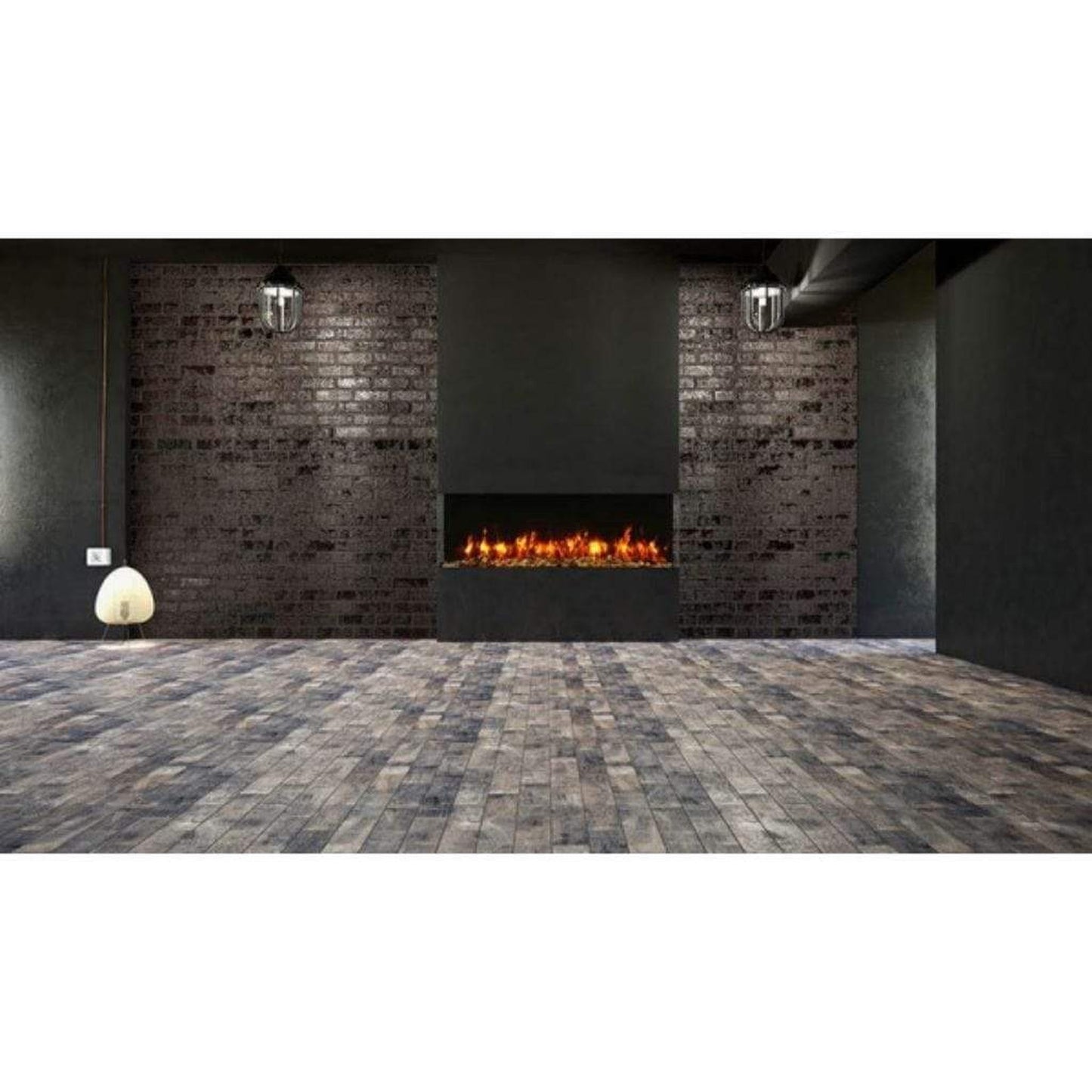 Amantii Tru-View 72" Three Sided Slim Glass Electric Fireplace