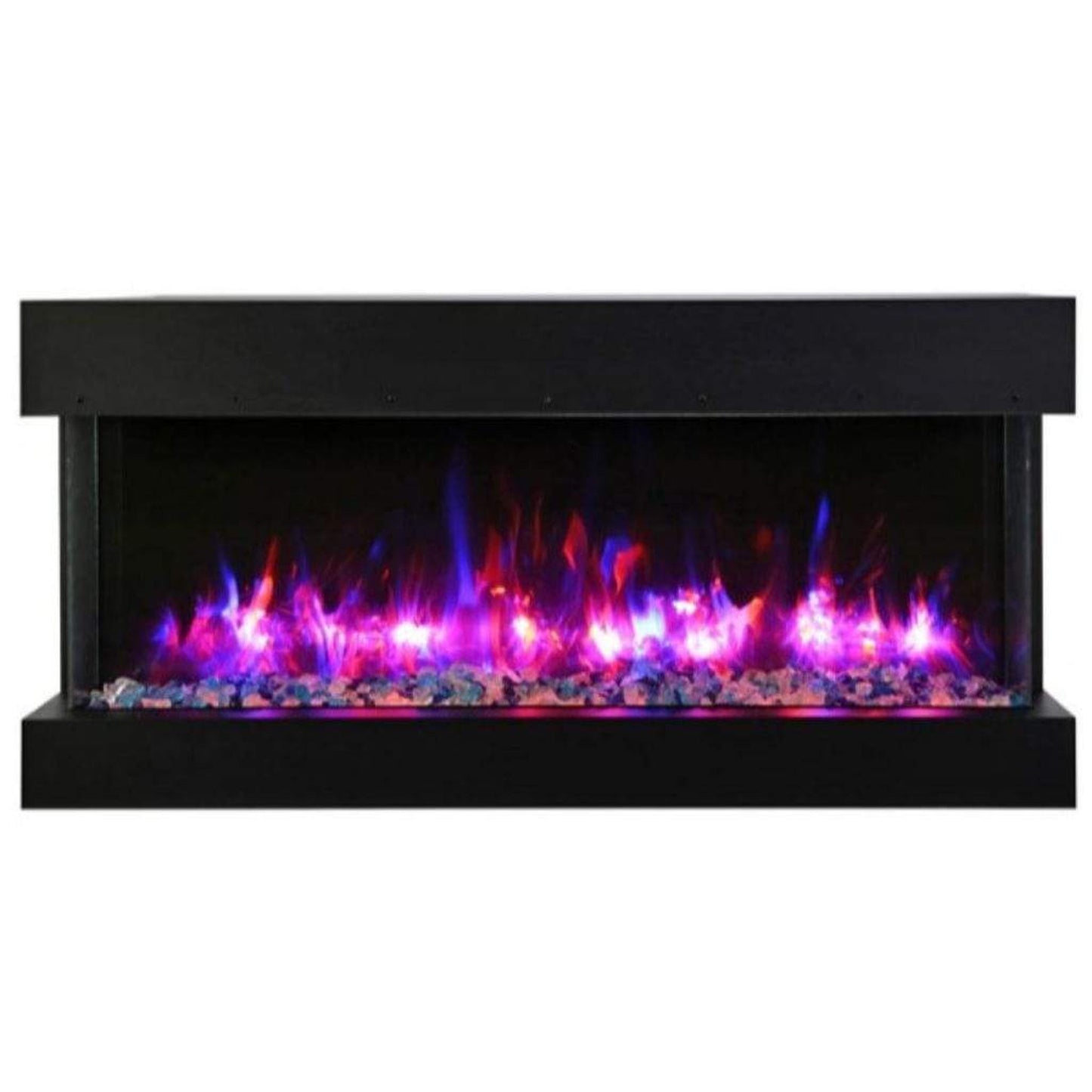 Amantii Tru-View XL Deep 50" Built-In Three Sided Electric Fireplace