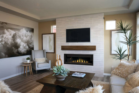 Napoleon Ascent Linear Premium 56" Electronic Ignition, Natural Gas Direct Vent Fireplace