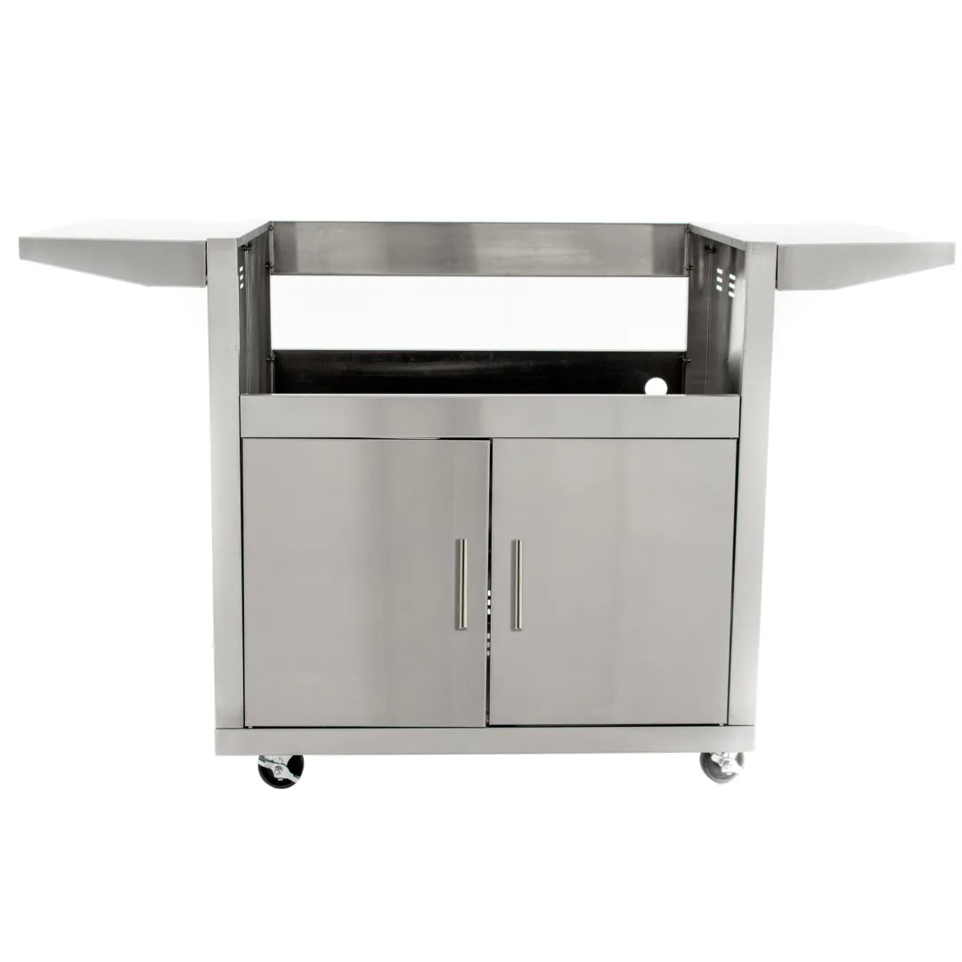 Blaze Grill Package - Premium LTE 32" 4-Burner Built-In Natural Gas Grill, and Grill Cart in Stainless Steel