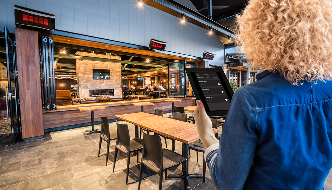 Bromic Heating Affinity Smart-Heat 20" 5-Channel 30000 Watt On/Off Controller for Platinum and Tungsten Gas or Electric Heaters