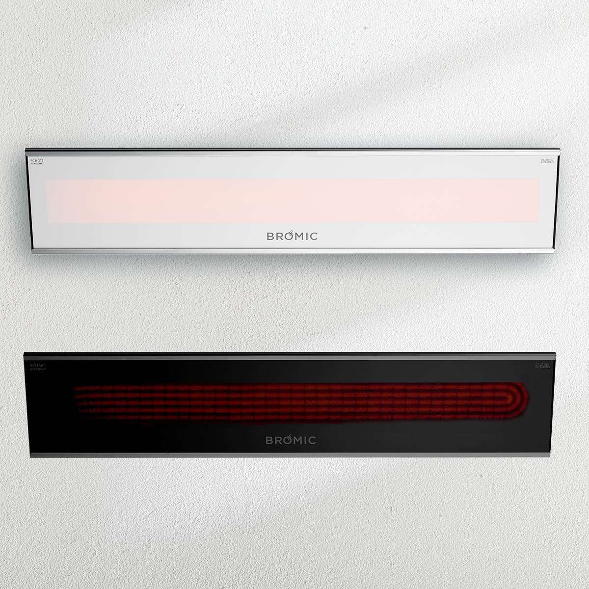 Bromic Heating Platinum Marine Smart-Heat 53" 4500 Watt 220-240V Black Electric Patio Heater