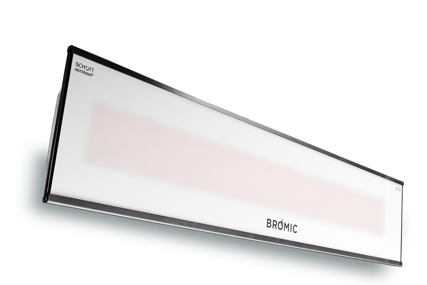 Bromic Heating Platinum Smart-Heat 33" 2300 Watt 208V White Electric Patio Heater