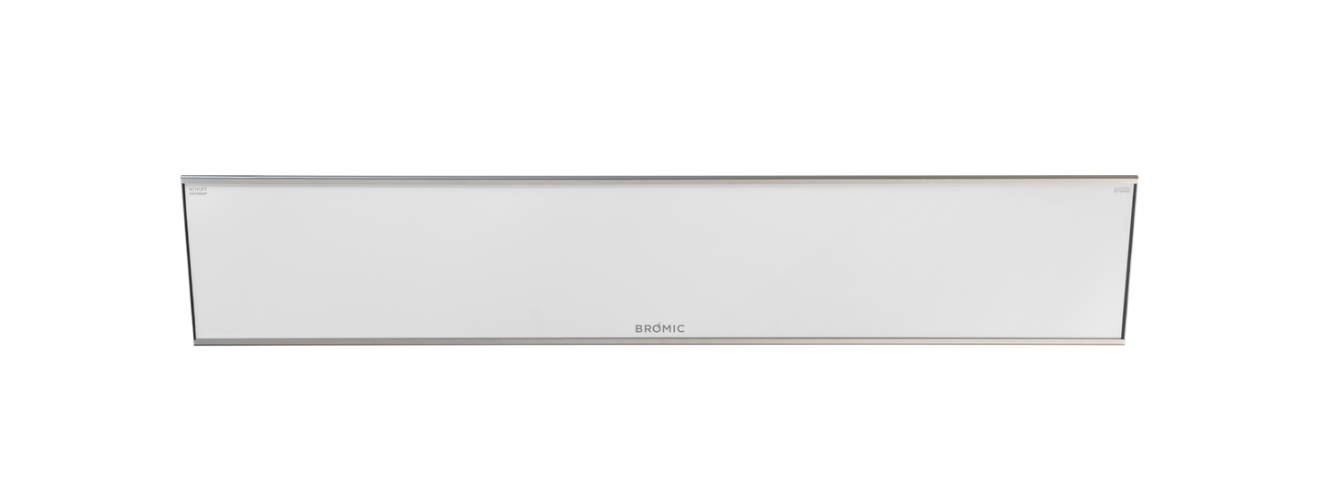 Bromic Heating Platinum Smart-Heat 33" 2300 Watt 208V White Electric Patio Heater