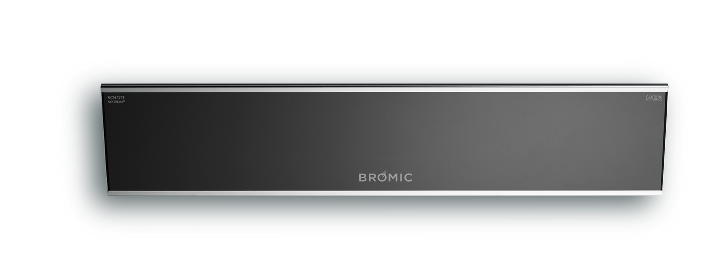 Bromic Heating Platinum Smart-Heat 50" 3400 Watt 208V Black Electric Patio Heater