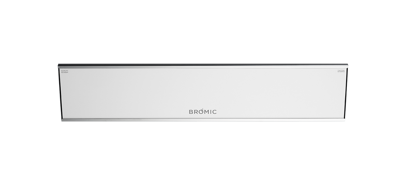 Bromic Heating Platinum Smart-Heat 50" 3400 Watt 208V White Electric Patio Heater