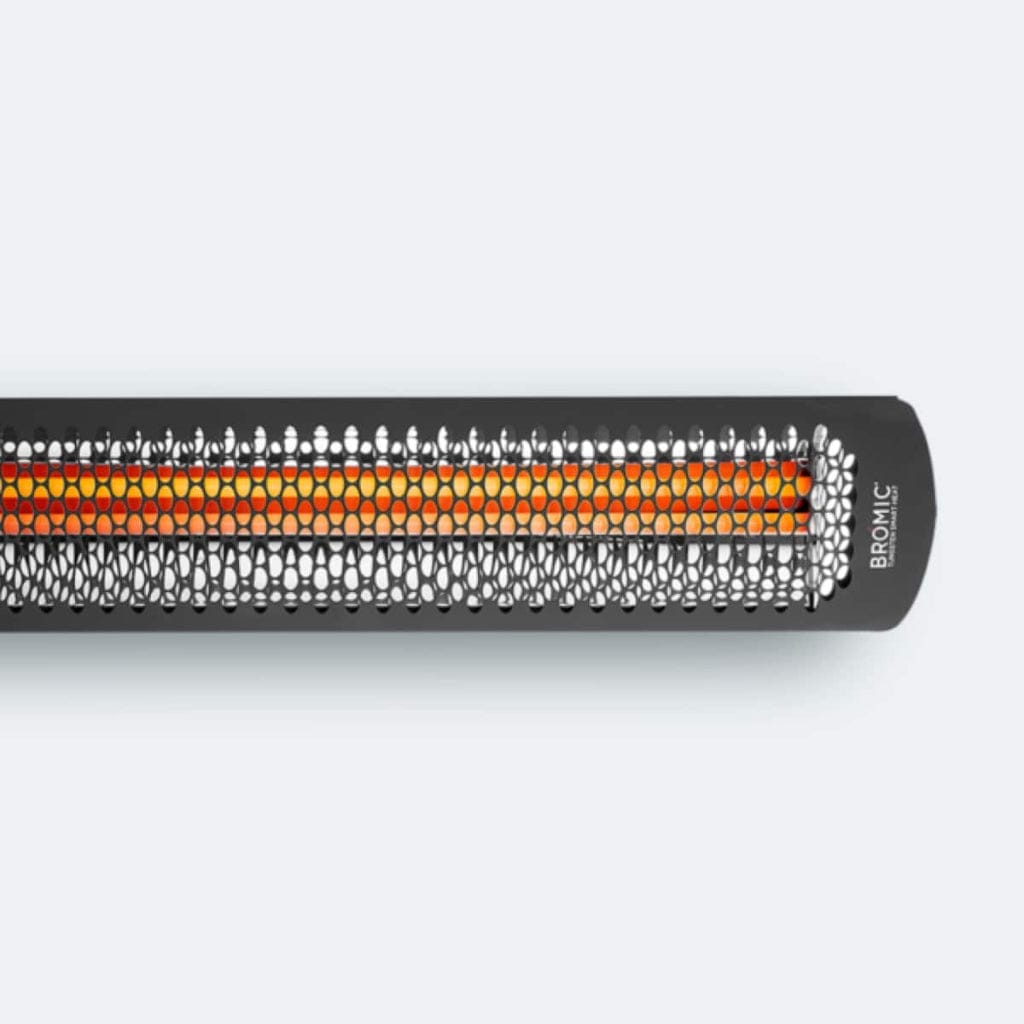 Bromic Heating Tungsten Smart-Heat 56" 3000 Watt 277V Black Commercial Outdoor Electric Patio Heater