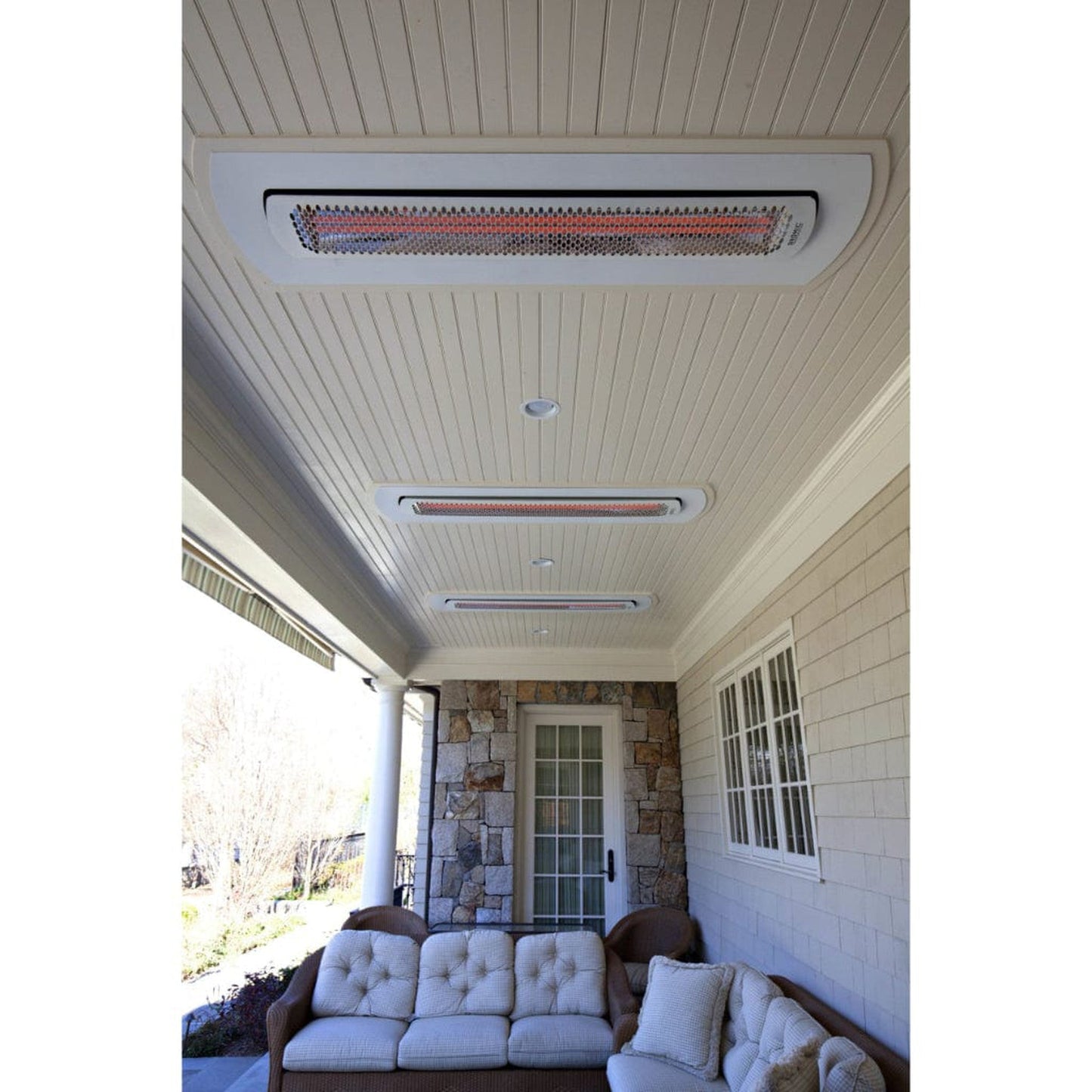 Bromic Heating White Ceiling Recess Kit for Tungsten Smart-Heat 3000W and 6000W Electric Heaters