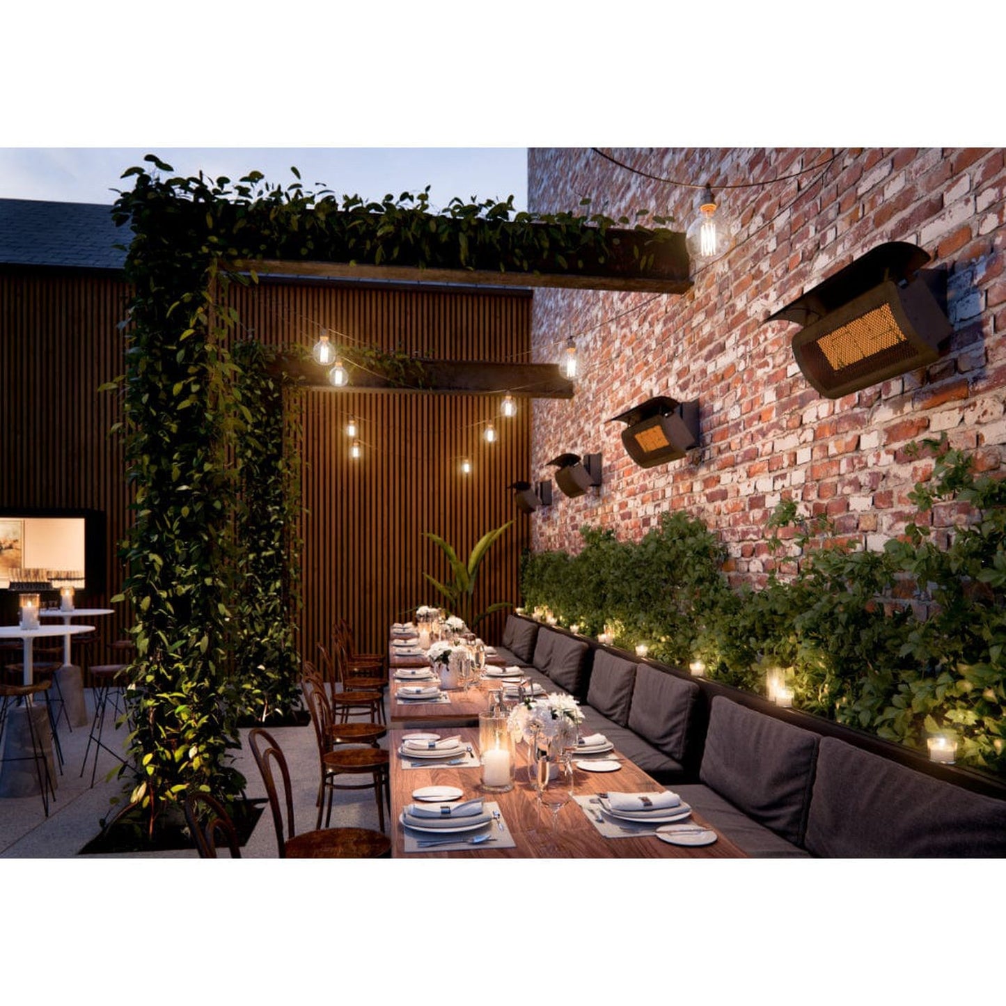 Bromic Tungsten Smart-Heat 500 Series 25" Outdoor Propane Gas Patio Heater