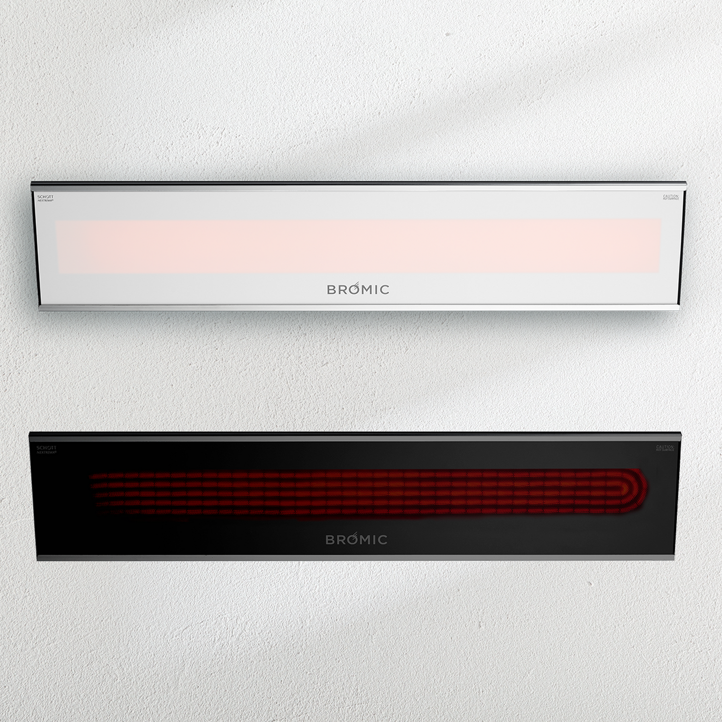 Bromic Heating Platinum Marine Smart-Heat 33" 2300 Watt 220-240V Black Electric Patio Heater