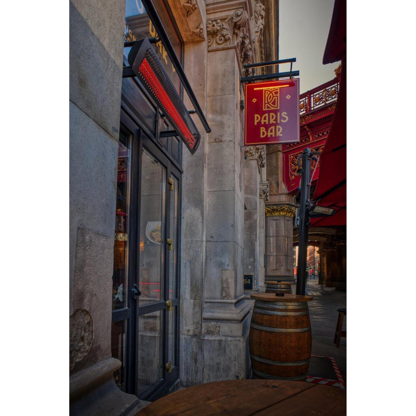 Bromic Heating Tungsten Smart-Heat 44" 4000 Watt 277V Black Electric Patio Heater