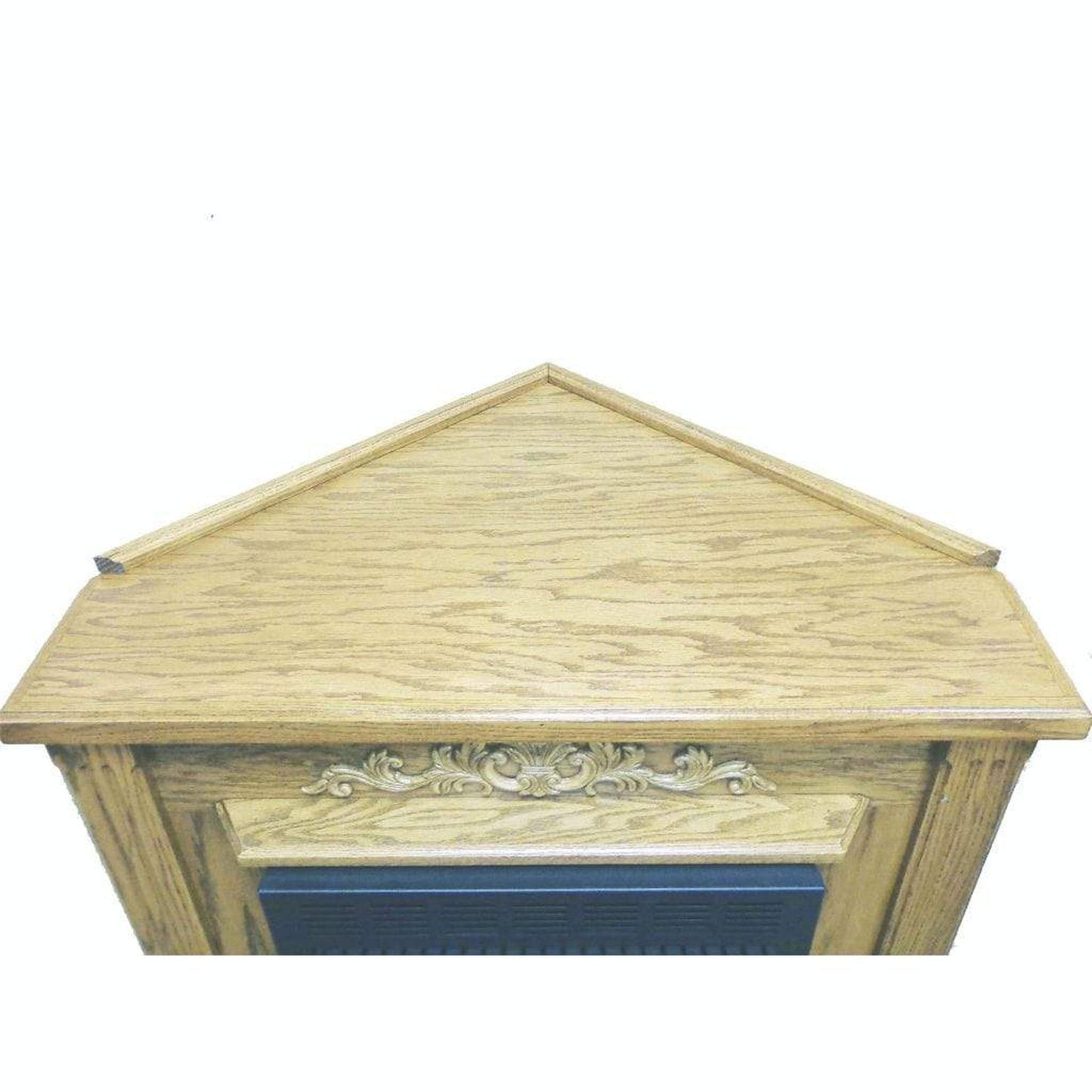 Buck Stove Classic Corner Unfinished Mantel Accessory for Model 34 and Model 384 Gas Stove