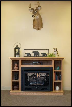 Buck Stove Classic Unfinished Mantel Accessory for Model 34 and Model 384 Gas Stove