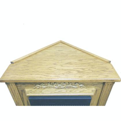 Buck Stove Contemporary Corner Unfinished Mantel Accessory for Model 34 and Model 384 Gas Stove