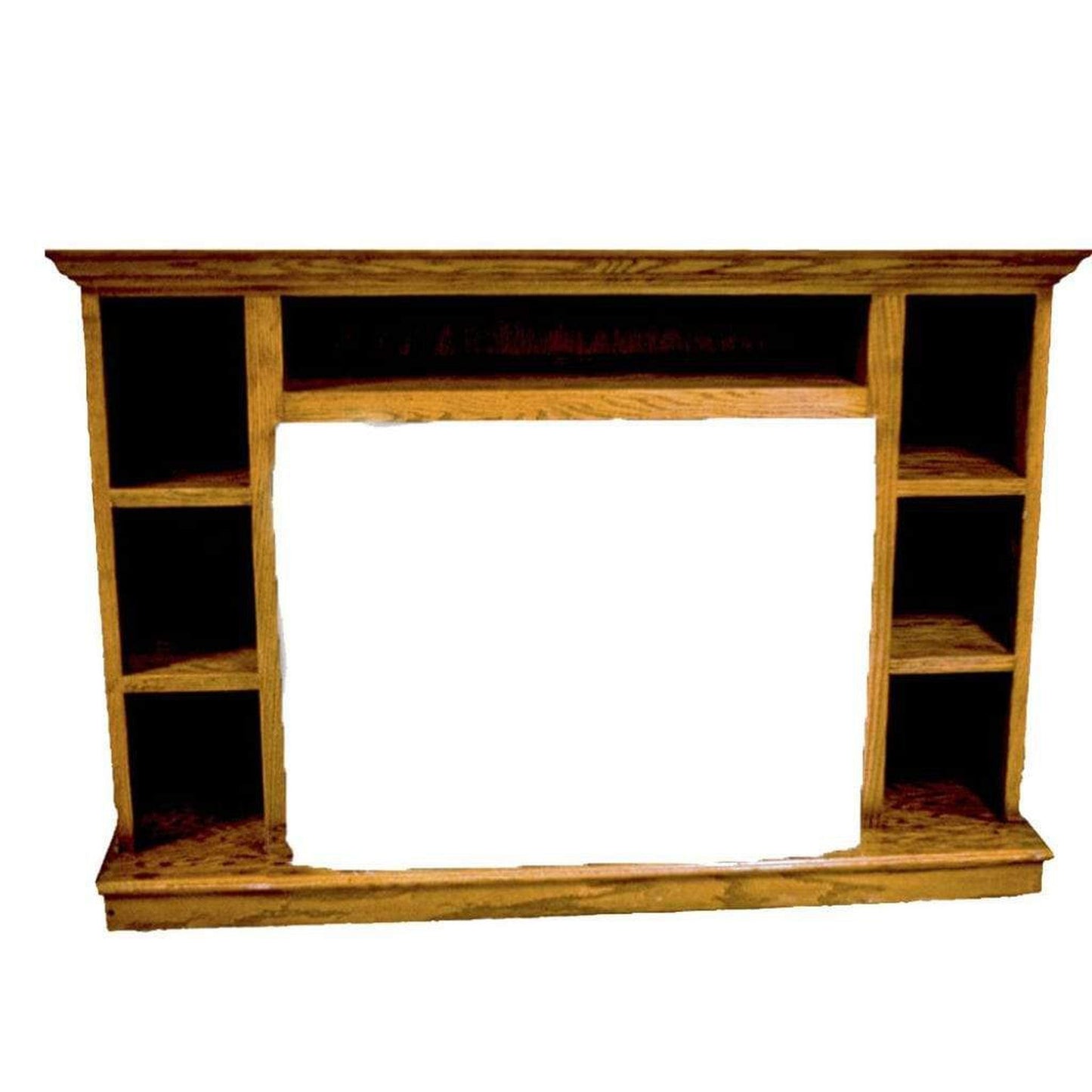 Buck Stove Prestige Bookcase Light Oak Mantel Accessory for Model 34 and Model 384 Gas Stove