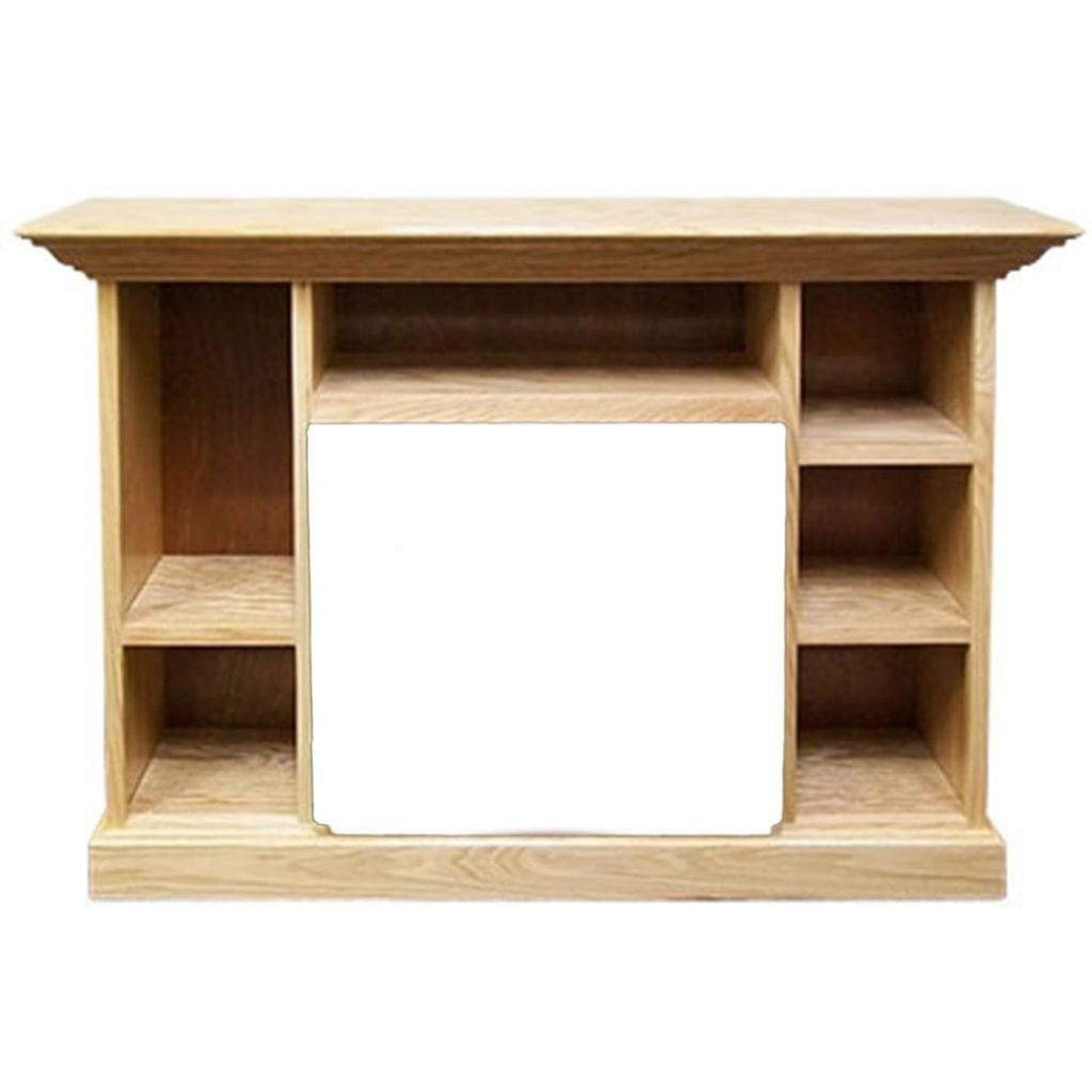 Buck Stove Prestige Bookcase Unfinished Mantel Accessory for Model 34 and Model 384 Gas Stove