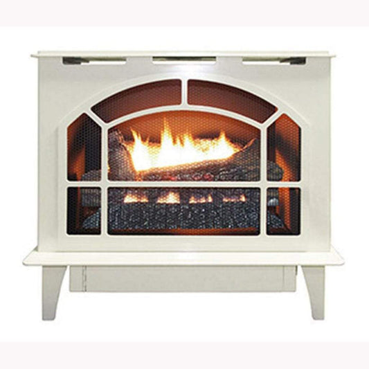 Buck Stove Townsend II 27" Almond Steel Series Liquid Propane Gas Stove