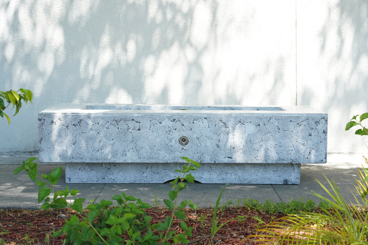 Del Mar Concrete Fire Pit by The Outdoor Plus - Free Cover Included