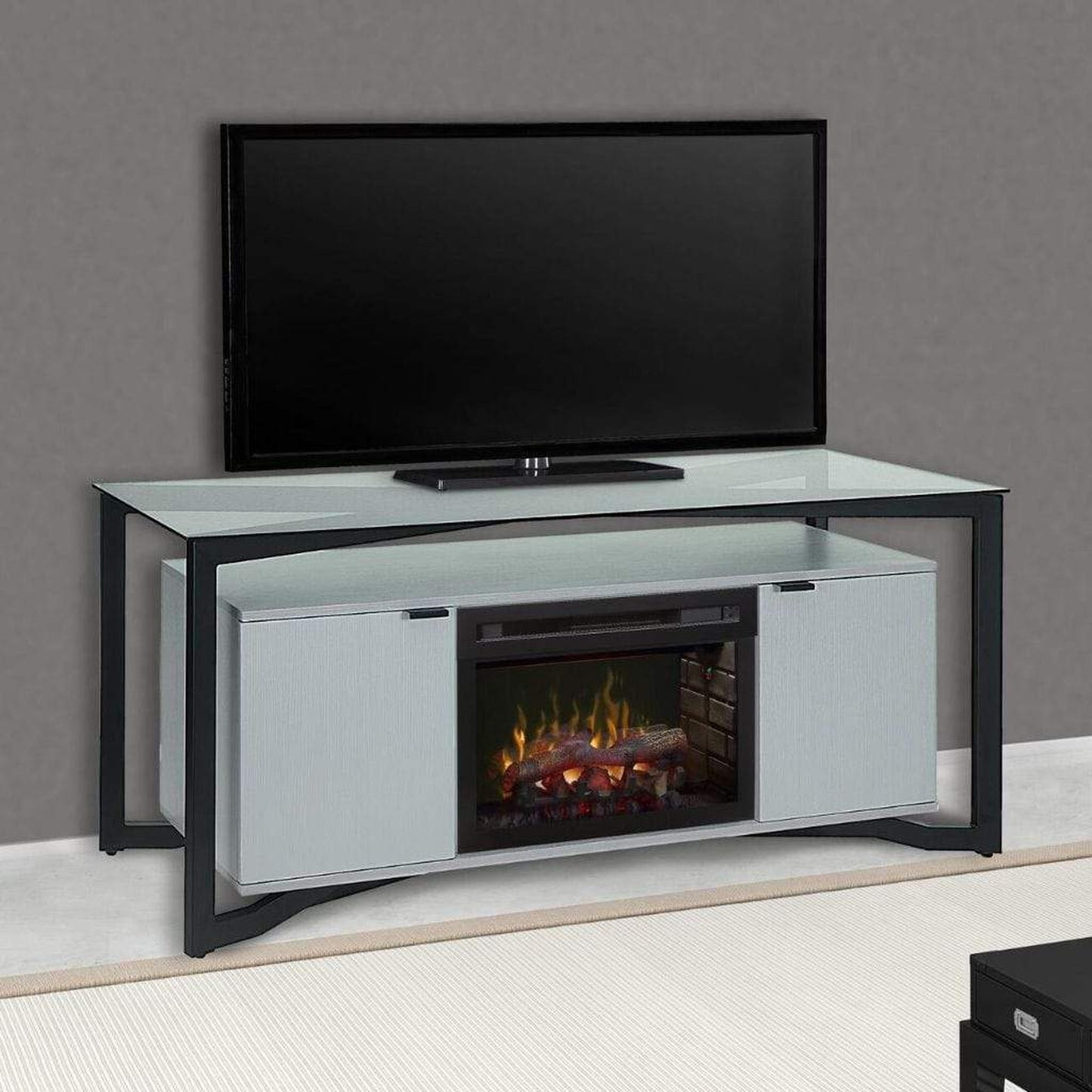 Dimplex Christian 70" Media Console with 25/26" Electric Firebox