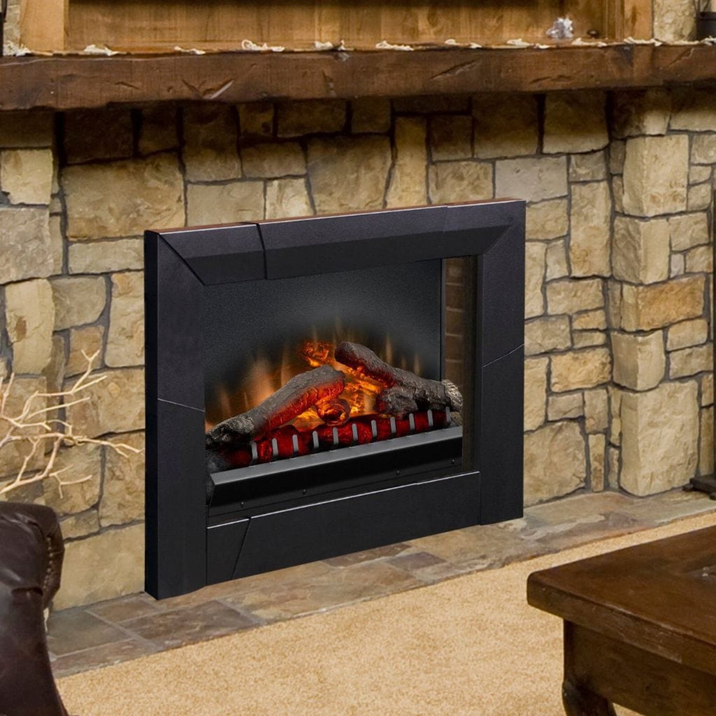 Dimplex DFI 23" Deluxe Plug-in Electric Fireplace Insert With LED Log Set